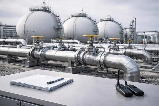 Industrial storage tanks and process pipelines