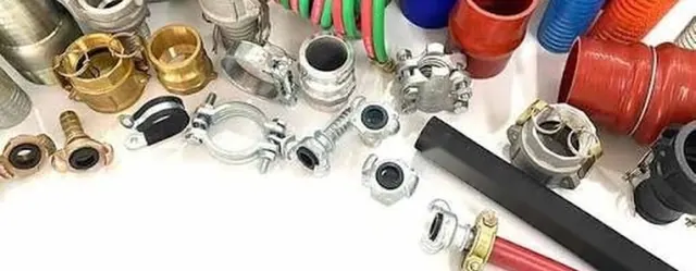 Assorted fittings and industrial operational materials